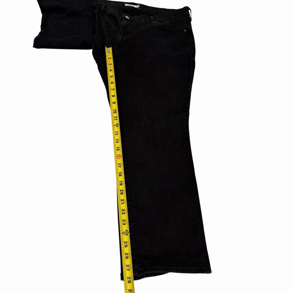 Levi’s Jeans Classic Straight Womens 20W Black Tab Denim Stretch Plus Size - Picture 11 of 11